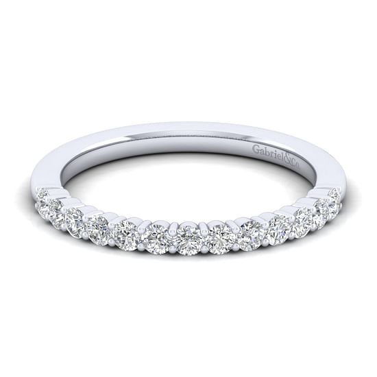 Gabriel - 14K White Gold Matching Wedding Band