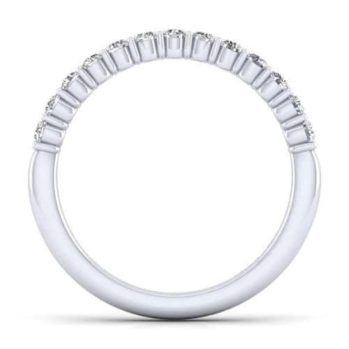 14K White Gold Matching Wedding Band