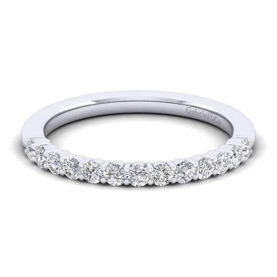 Gabriel - 14K White Gold Matching Wedding Band