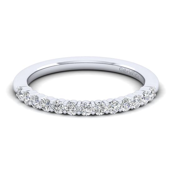 Gabriel - 14K White Gold Matching Wedding Band