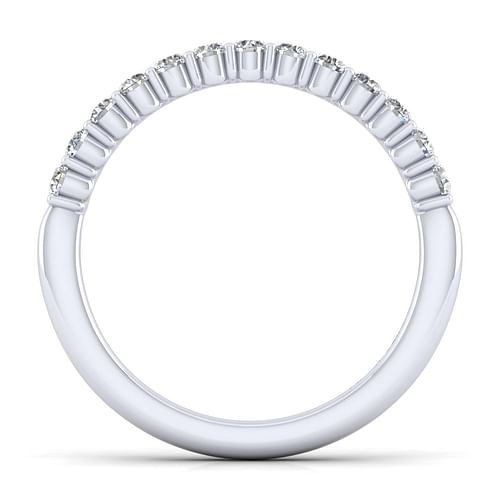 14K White Gold Matching Wedding Band