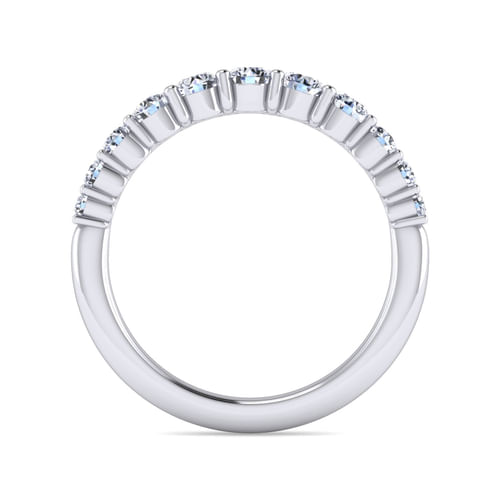 14K White Gold Matching Wedding Band