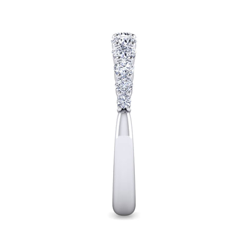 14K White Gold Matching Wedding Band