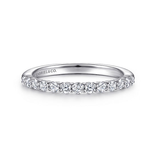 Gabriel - 14K White Gold Matching Wedding Band