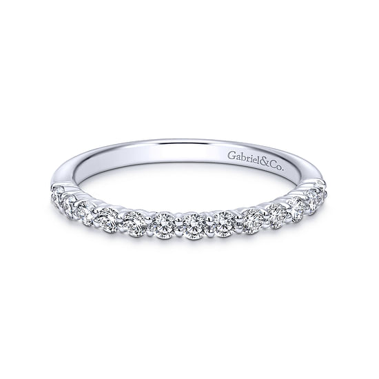 Gabriel - 14K White Gold Matching Wedding Band