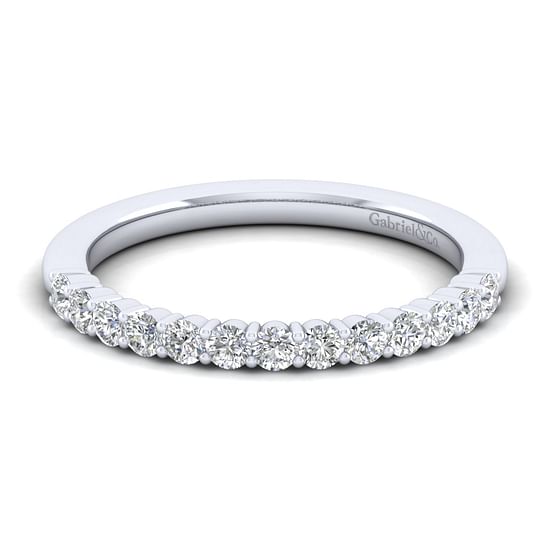 Gabriel - 14K White Gold Matching Wedding Band