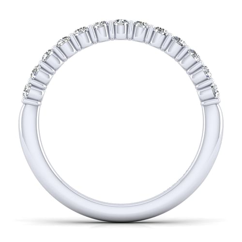 14K White Gold Matching Wedding Band