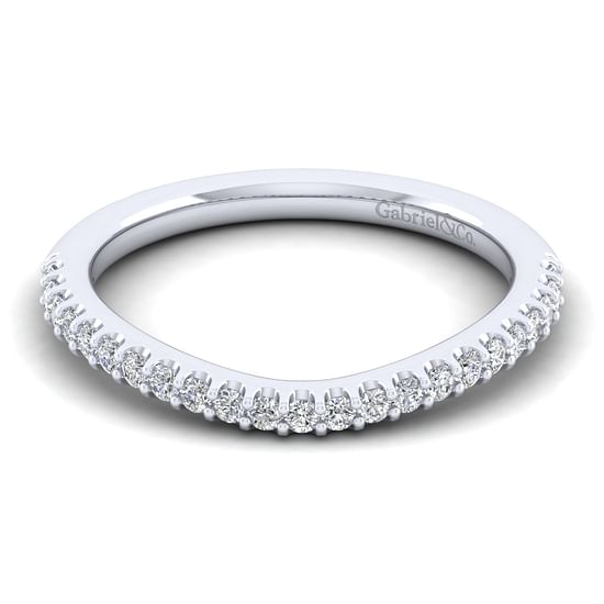 Gabriel - 14K White Gold Matching Wedding Band