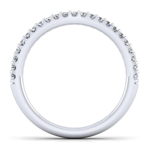 14K White Gold Matching Wedding Band