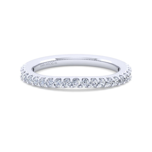14K White Gold Matching Wedding Band