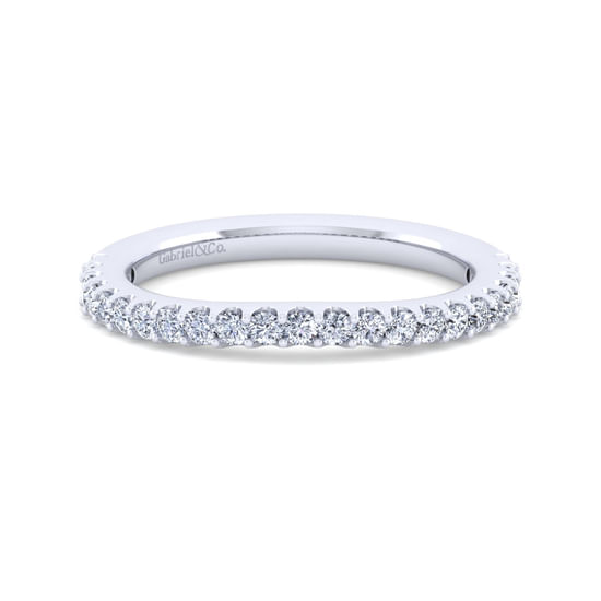 Gabriel - 14K White Gold Matching Wedding Band