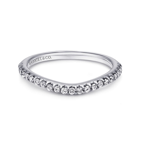 Gabriel - 14K White Gold Matching Wedding Band