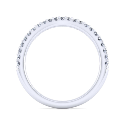 14K White Gold Matching Wedding Band