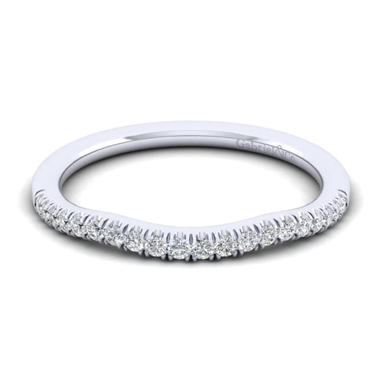 Gabriel - 14K White Gold Matching Wedding Band Gabriel - 14K White Gold Matching Wedding Band