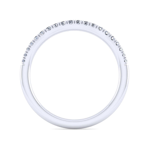 14K White Gold Matching Wedding Band