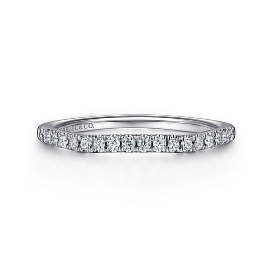 Gabriel - 14K White Gold Matching Wedding Band