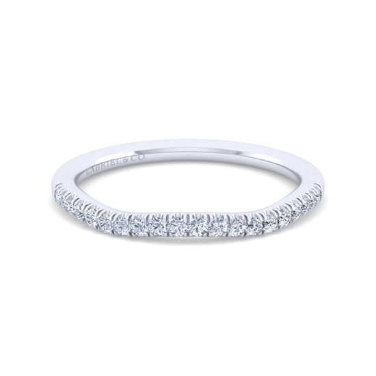 Gabriel - 14K White Gold Matching Wedding Band