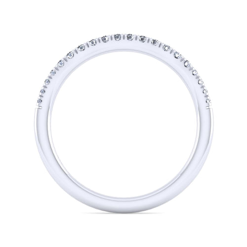 14K White Gold Matching Wedding Band