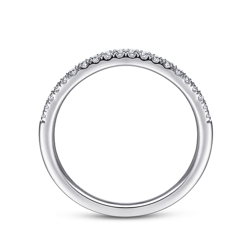 14K White Gold Matching Wedding Band