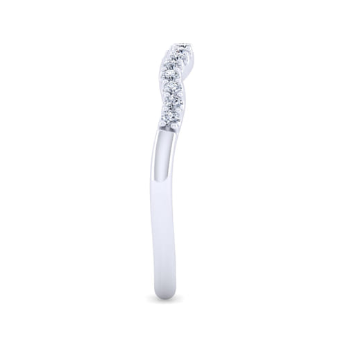 14K White Gold Matching Wedding Band