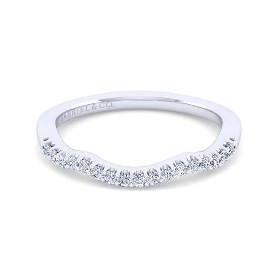 Gabriel - 14K White Gold Matching Wedding Band