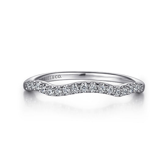 Gabriel - 14K White Gold Matching Wedding Band