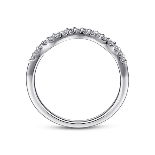 14K White Gold Matching Wedding Band
