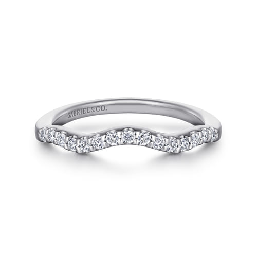 14K White Gold Matching Wedding Band 14K White Gold Matching Wedding Band