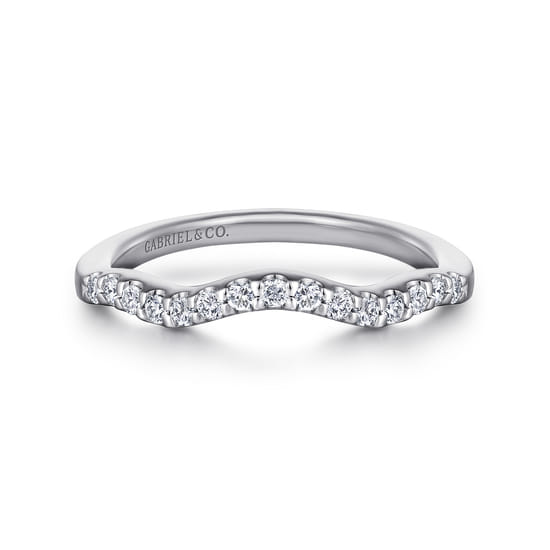 Gabriel - 14K White Gold Matching Wedding Band Gabriel - 14K White Gold Matching Wedding Band