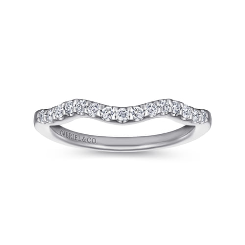 14K White Gold Matching Wedding Band 14K White Gold Matching Wedding Band