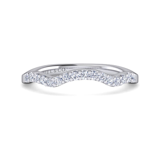Gabriel - 14K White Gold Matching Wedding Band