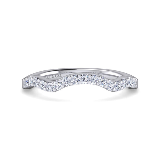 Gabriel - 14K White Gold Matching Wedding Band