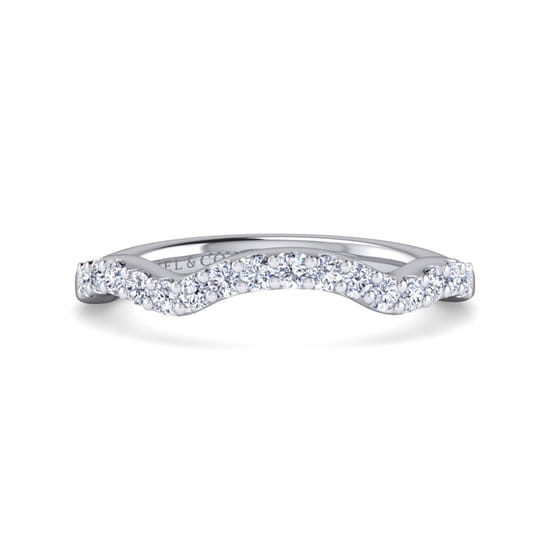Gabriel - 14K White Gold Matching Wedding Band