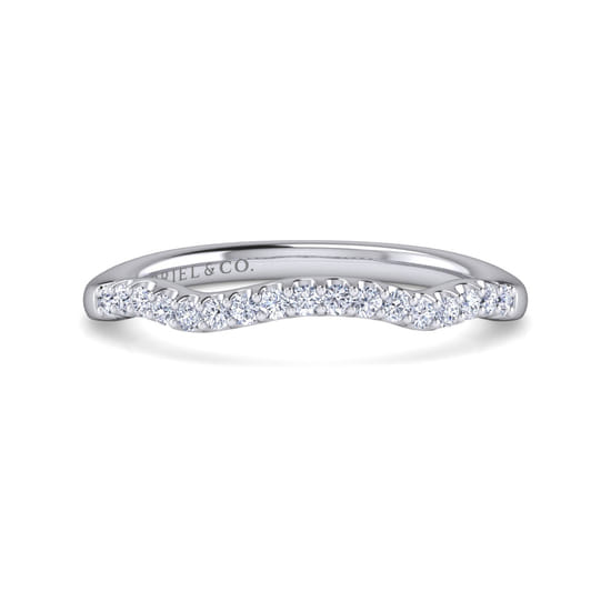 Gabriel - 14K White Gold Matching Wedding Band