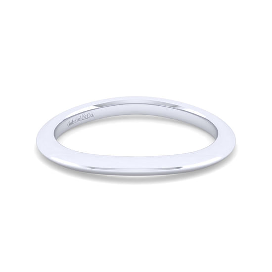 Gabriel - 14K White Gold Matching Wedding Band