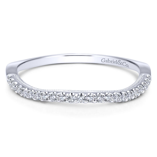 Gabriel - 14K White Gold Matching Wedding Band