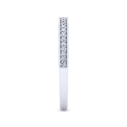 14K White Gold Matching Wedding Band