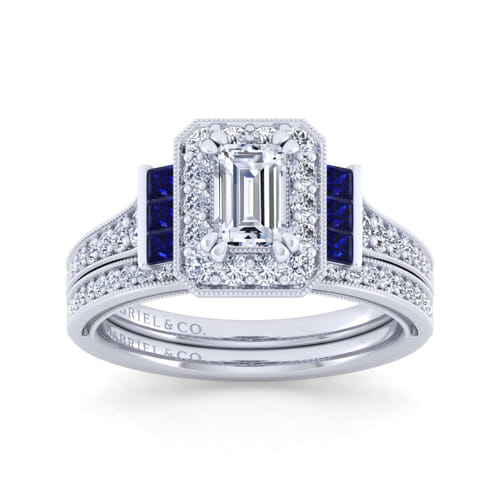 14K White Gold Matching Wedding Band