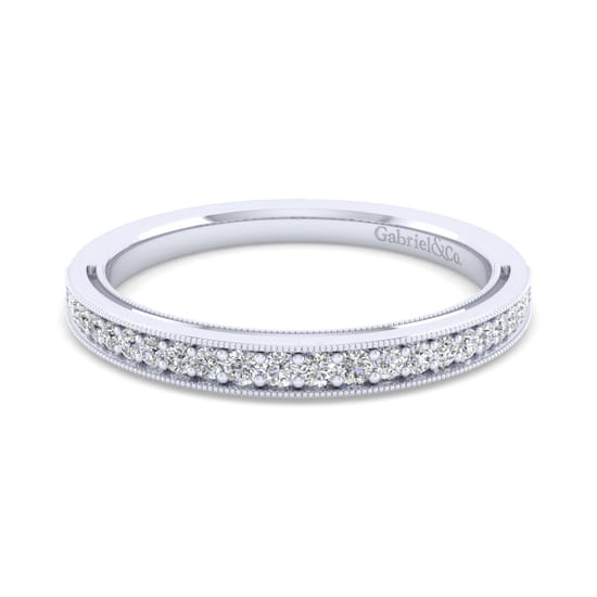 Gabriel - 14K White Gold Matching Wedding Band