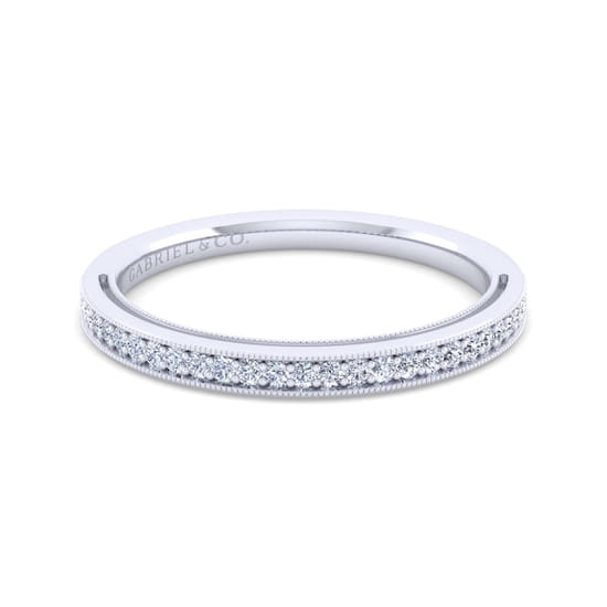 Gabriel - 14K White Gold Matching Wedding Band