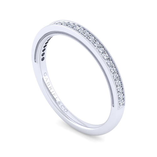14K White Gold Matching Wedding Band 14K White Gold Matching Wedding Band