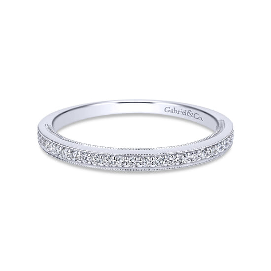 Gabriel - 14K White Gold Matching Wedding Band