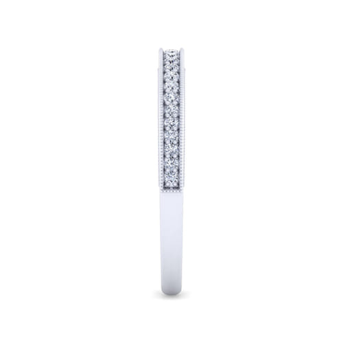 14K White Gold Matching Wedding Band