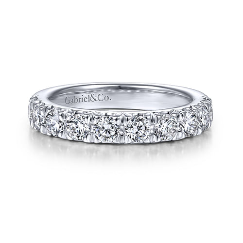 14K White Gold Matching Wedding Band