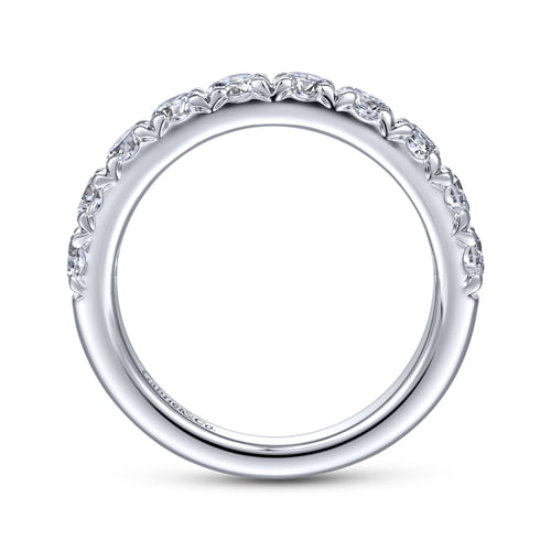 14K White Gold Matching Wedding Band