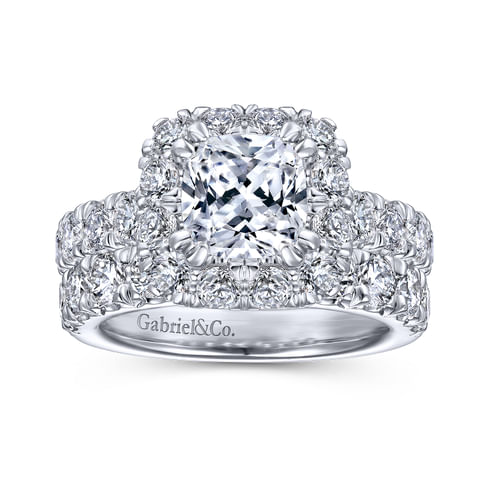14K White Gold Matching Wedding Band