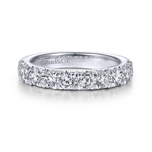 14K White Gold Matching Wedding Band