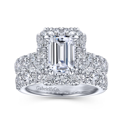 14K White Gold Matching Wedding Band