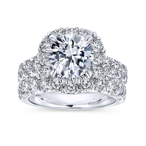 14K White Gold Matching Wedding Band