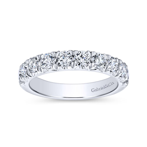 14K White Gold Matching Wedding Band